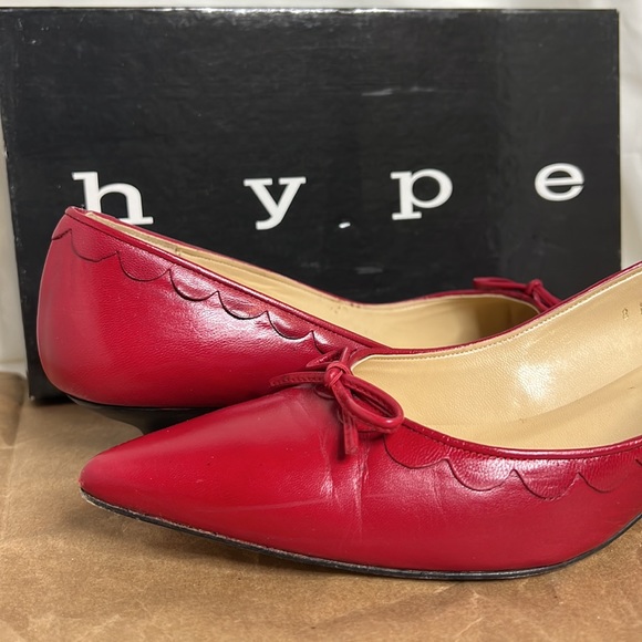 Hype low heel pumps Winter Red 8 - Picture 5 of 17